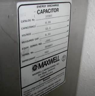 MAXWELL 12.5KV Energy Discharge Capacitor High Voltage  