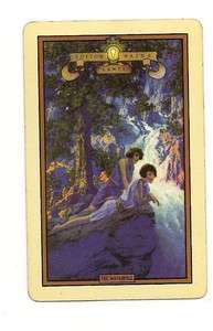Swap Playing Cards 1 single Maxfield Parrish Waterfall  