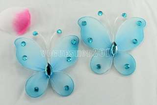 10pcs Stocking Butterflies Many Color Available 9CM  