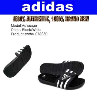 adidas slippers ADISSAGE FITFOAM CUSTOM BLACK US(9~13)  