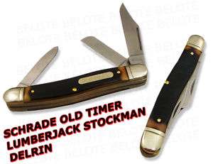 Schrade Old Timer Lumberjack Stockman 3 Blade 858OT NEW  