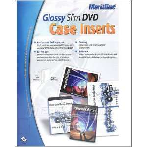  Meritline (Merax) Photo Glossy Slim DVD Case Inserts, 25 