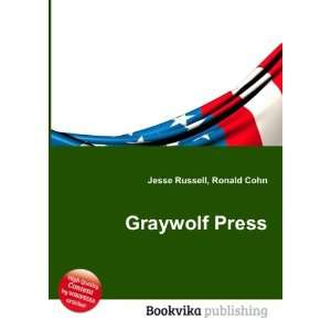  Graywolf Press Ronald Cohn Jesse Russell Books