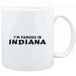  Mug White  I AM FAMOUS Indiana  Usa States Sports 