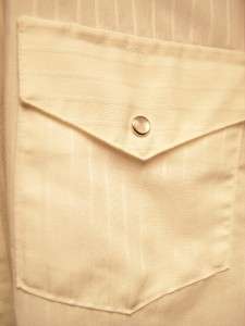   Western Rockabilly Shirt Snap Karman Lot Malco Modes XL White  