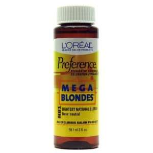  LOreal Preference # MB1 Mega Blonde Light Natural Blonde 