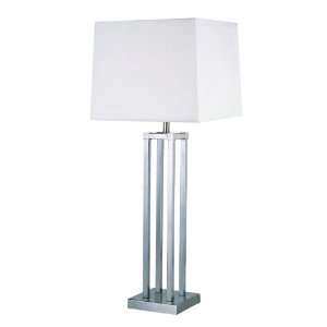  Rtl 8307 1 light Table Lamp, Brushed Nickel: Home 