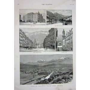 1887 Innsbruck Tirol Austria Hotel Theresien Friedrich 