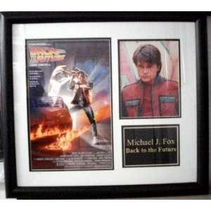   Back to the Future) Marty McFly   Framed and Matt