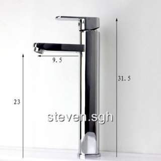 Luxury Chrome Tall Bathroom Faucet Mixer Tap 5658  