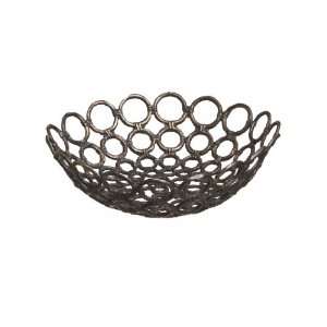  Bronze Connected Circles Bowl Cast Iron (Set of 2) by 