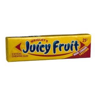  Wrigleys Juicy fruit sugarfree chewing gum, big e pack  60 