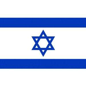  Israel Flag Sheet of 21 Personalised Glossy Stickers or 