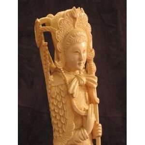  Vintage Japanese Ivory Statue Goddess