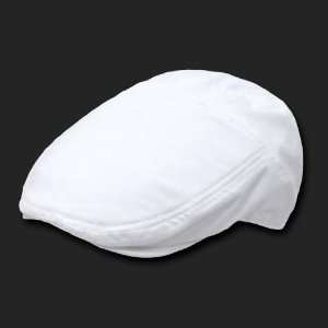  WHITE POLY WOVEN IVYS CAP HAT CAPS SML/MED Everything 