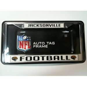    NFL License Plate Frame   Jacksonville Jaguar 