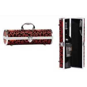 Wine Carrier in Red Black 