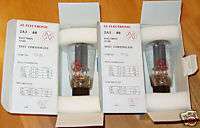 Factory Matched Pair JJ 2A3 40 amp tubes, Brand New !  
