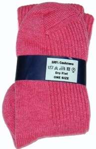 100% CASHMERE Bed Socks Sox Johnstons of Elgin NWT One Size  Comfort 
