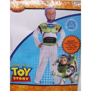   Buzz Lightyear Child Costume & Treat Bag ~ Small (4 6): Toys & Games