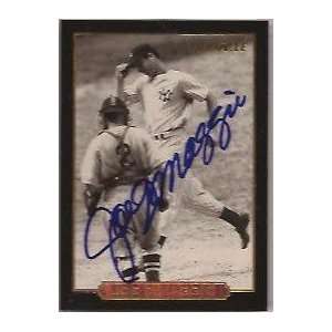  Joe DiMaggio Yankees Signed Auto Card COA: Sports 