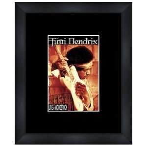  JIMI HENDRIX Live at Woodstock   Custom Framed Print 