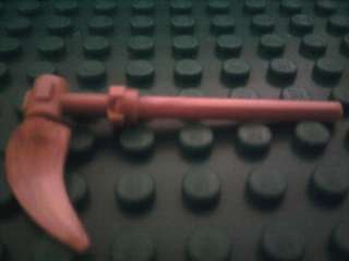 Lego ninjago mini figure gold weapon scythe + chain  
