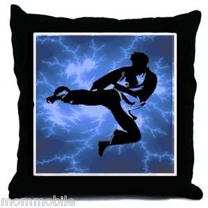 Martial Arts Lightning male pillow Karate Taekwonodo in your choice of 