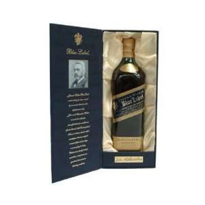  Johnnie Walker Blue Scotch Whisky 750ml: Grocery & Gourmet 