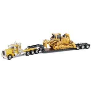   Trail King Lowboy Trailer with Cat D8R load 150 scale Toys & Games
