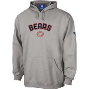  Chicago Bears  Grey  Playbook Hooded Sweatshirt: Sports 