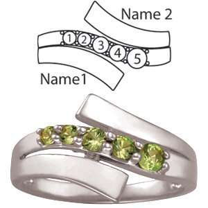  Lineage Mothers Ring/10kt white gold Jewelry