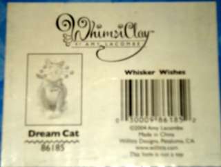 ANNACO WHIMSICLAY WHISKER WISHES DREAM CAT LACOMBE NIB  