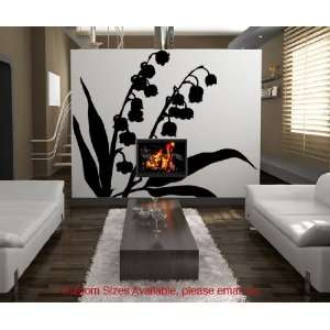   Wall Decal Sticker Lily of the Valley Flower AC145m 