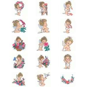  Morehead Cherished Angels Embroidery Designs on a Multi 