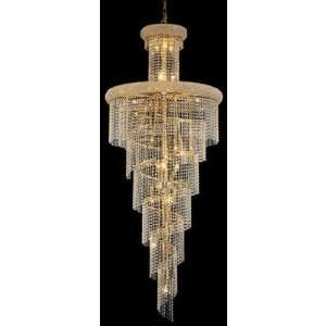  Elegant Lighting 1800SR30G/SA chandelier: Home Improvement