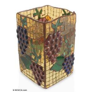  Stained glass vase, Vineyard