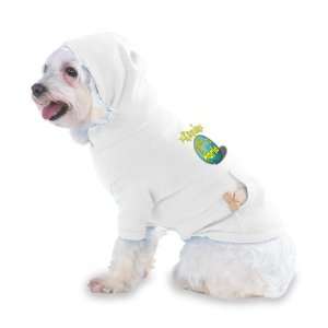 Kayden Rocks My World Hooded T Shirt for Dog or Cat X Small (XS) White