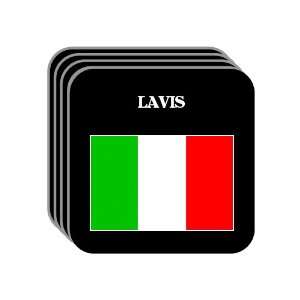  Italy   LAVIS Set of 4 Mini Mousepad Coasters 