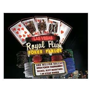  Las Vegas Gambling Tin Sign #H1521