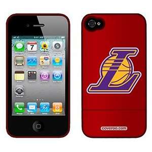  Los Angeles Lakers L on AT&T iPhone 4 Case by Coveroo 