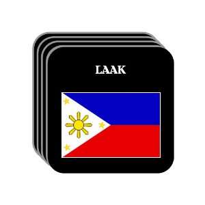  Philippines   LAAK Set of 4 Mini Mousepad Coasters 