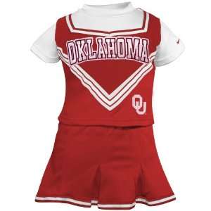  Nike Oklahoma Sooners Toddler 2 Piece Cheerleader Outfit 