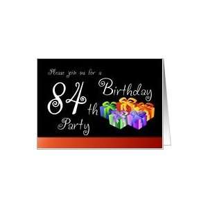  84th Birthday Party Invitation   Gifts Card: Toys & Games
