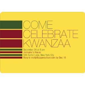  Celebrate Kwanza Invitation