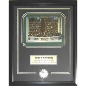  John F. Kennedy   Ask Not   Framed Photograph with 