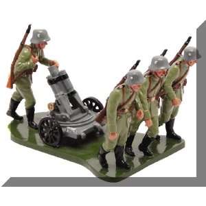  41109 German Light Mortar & Three Figures Toys & Games