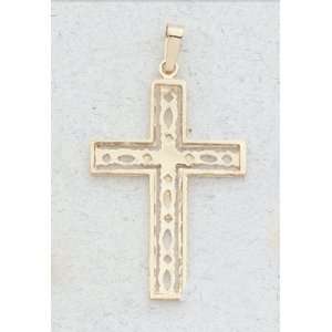   Gold Religious Medal   Latin Cross   In a Premium Black Box Jewelry