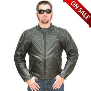 Motorcycle Jackets   Mens Leather Motorcycle Jacket MJ215 
