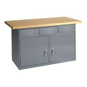  72 X 30 Shop Top Heavy Duty Cabinet Bench